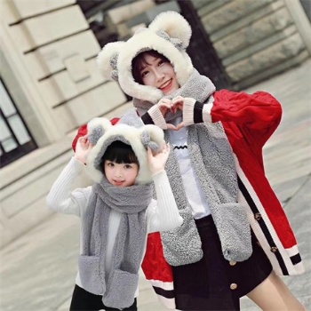 scarf hats gloves set(Xiaochenggushi)