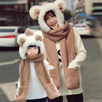 scarf hats gloves set(Xiaochenggushi)